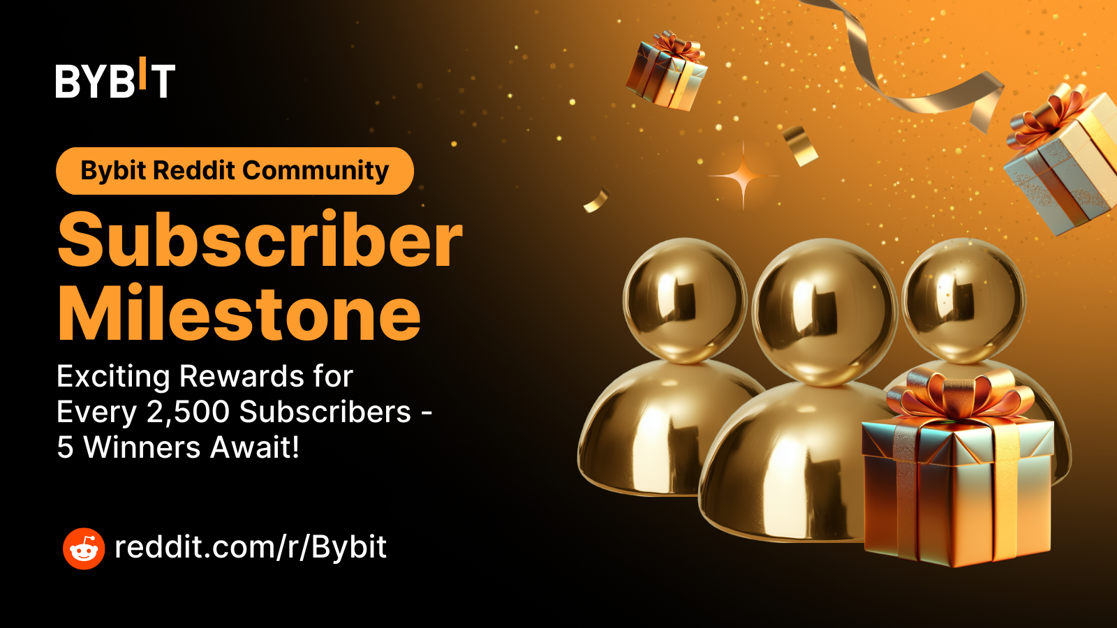 Bybit Announcement | Bybit Reddit Subscriber Milestone Q1 2025: 1,500 USDT  Giveaway!